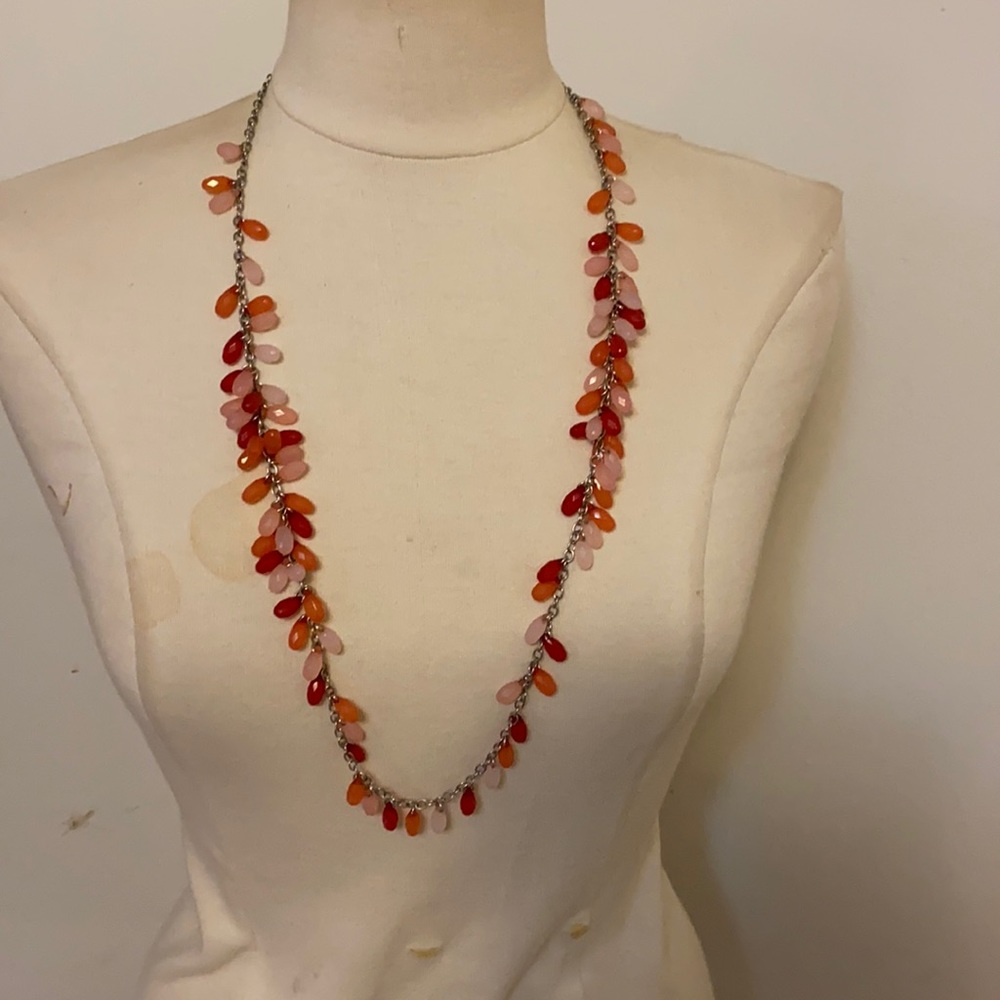 Ann Taylor LOFT Long Beaded Necklace